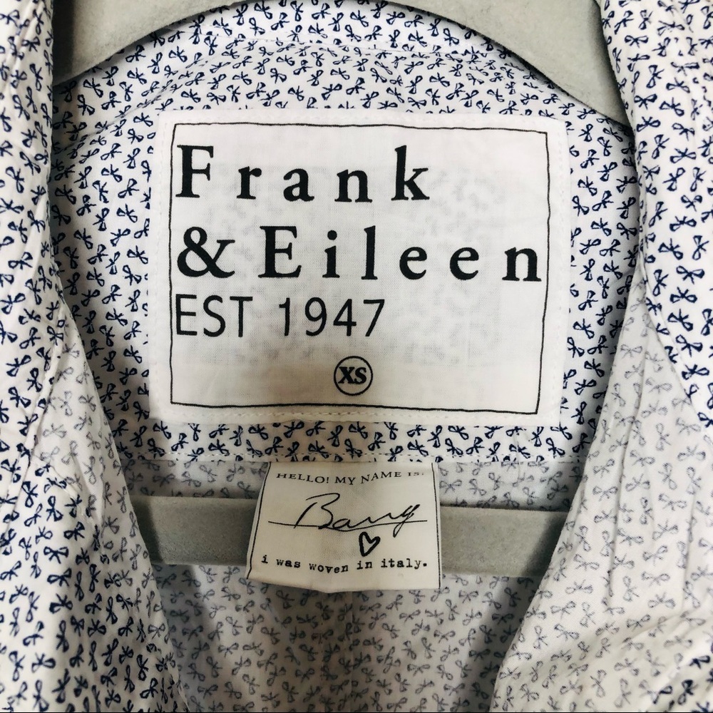 Frank And Eileen Tiny Bow Print Button Up Shirt - image 6